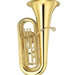 YBB-105WC Yamaha Standard Tuba; Bb; 3/4 size; 14 3/8" upright bell; Lacquered