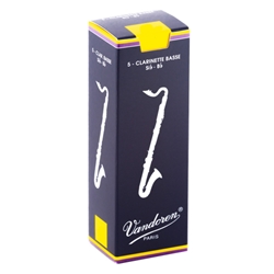 VanDoren CR12X Vandoren Traditional Bass Clarinet Reeds; Box of 10