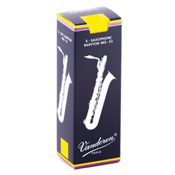 VanDoren SR24X Vandoren Traditional Bari Sax Reeds; Box of 5